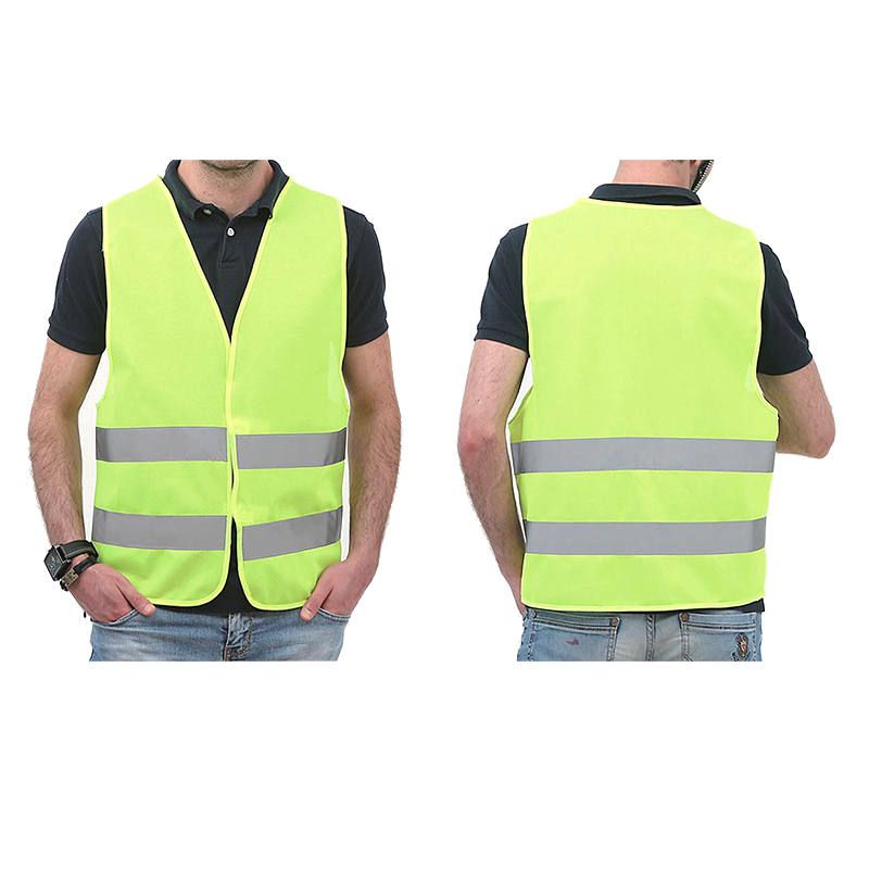 Duo-bar No Pockets Velcro Reflective Vestis