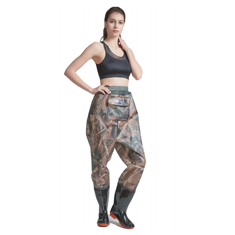 PVC Coating Knitting Fabrica Waist Longitudo Pectore Waders