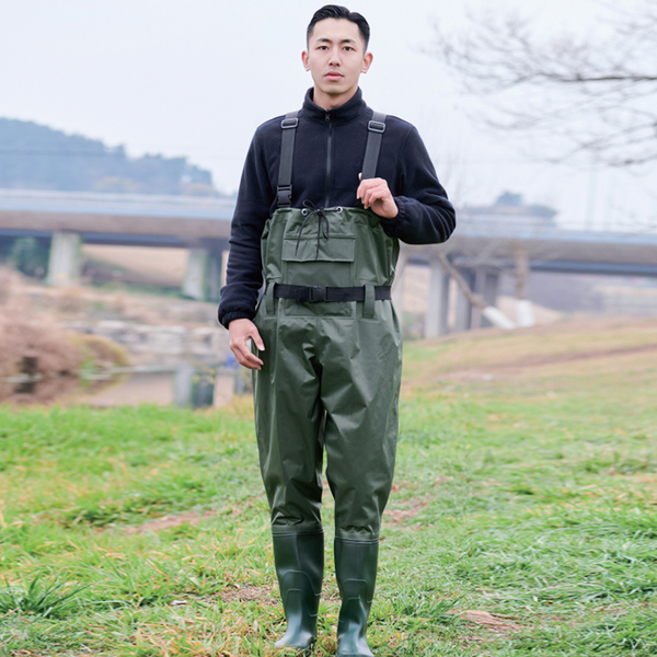 Black/Exercitus Green 70D Nylon Wader Pants Black/Exercitus Green 70D Nylon Wader Pants