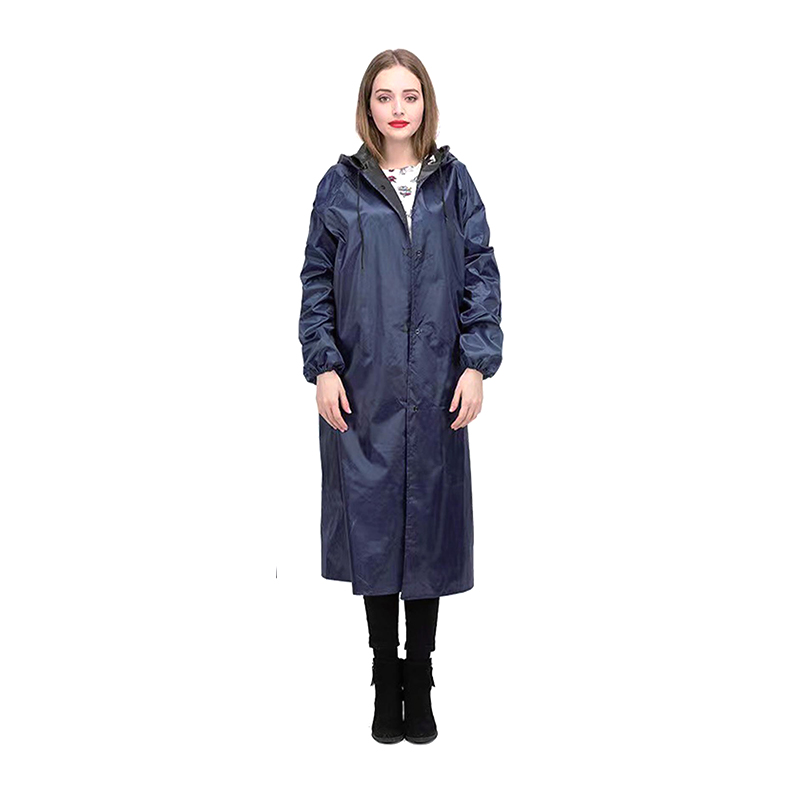 IMPERVIUS Oil Repugnans Long PVC Poncho Raincoat