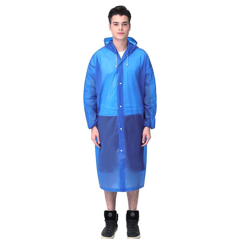 Reusable Eva Jacket Raincoat sine reflexionis lineae